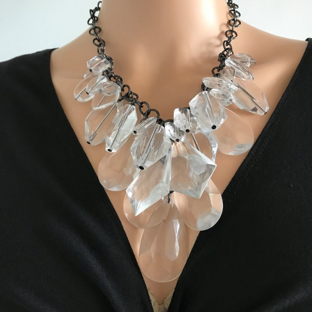 Large Ice Crystals necklace - Picture 1 of 16